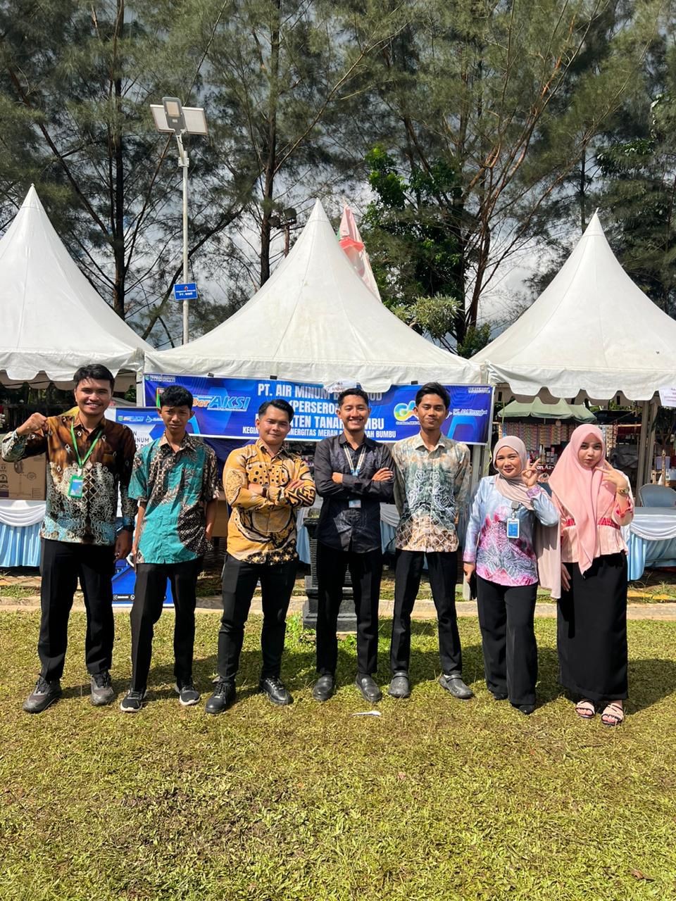 Aksi Sinergitas Tanah Bumbu, PT Air Minum Bersujud Cabang Satui Hadir Layani Pelanggan